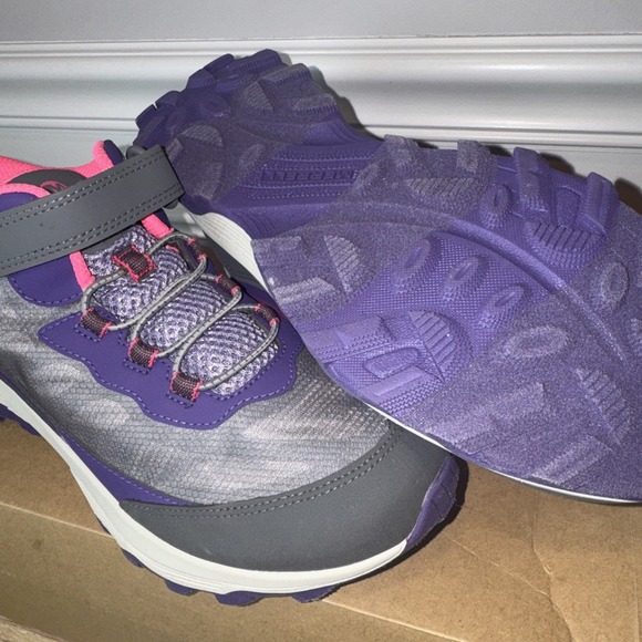 Merrell Moab Spd Girls Sz 6 Hike Pink Purple Float Pro Waterproof Trail EUC Box - Picture 4 of 15